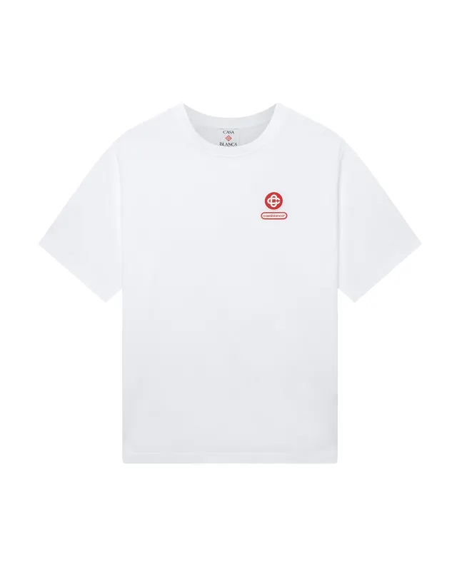 Logo Patch Short Sleeve T-Shirt sold by Casablanca