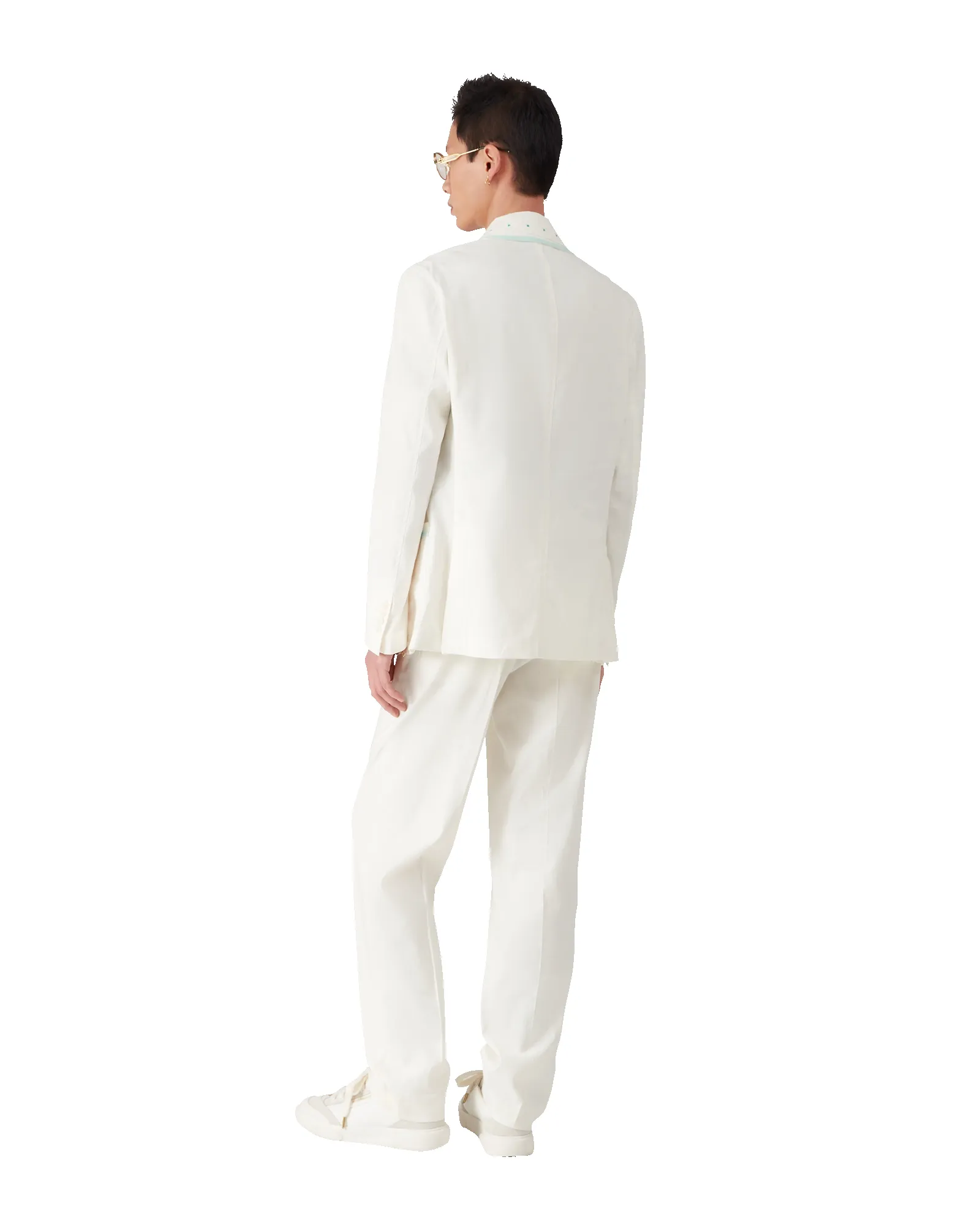 Linen Pleated Trousers sold by Casablanca product image thumbnail 3