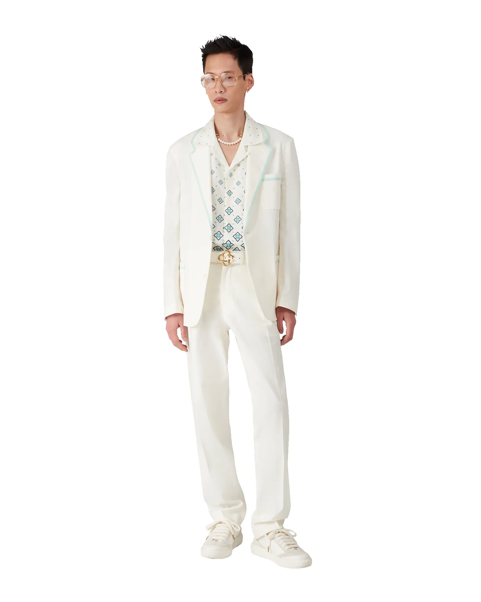 Linen Pleated Trousers sold by Casablanca product image thumbnail 2