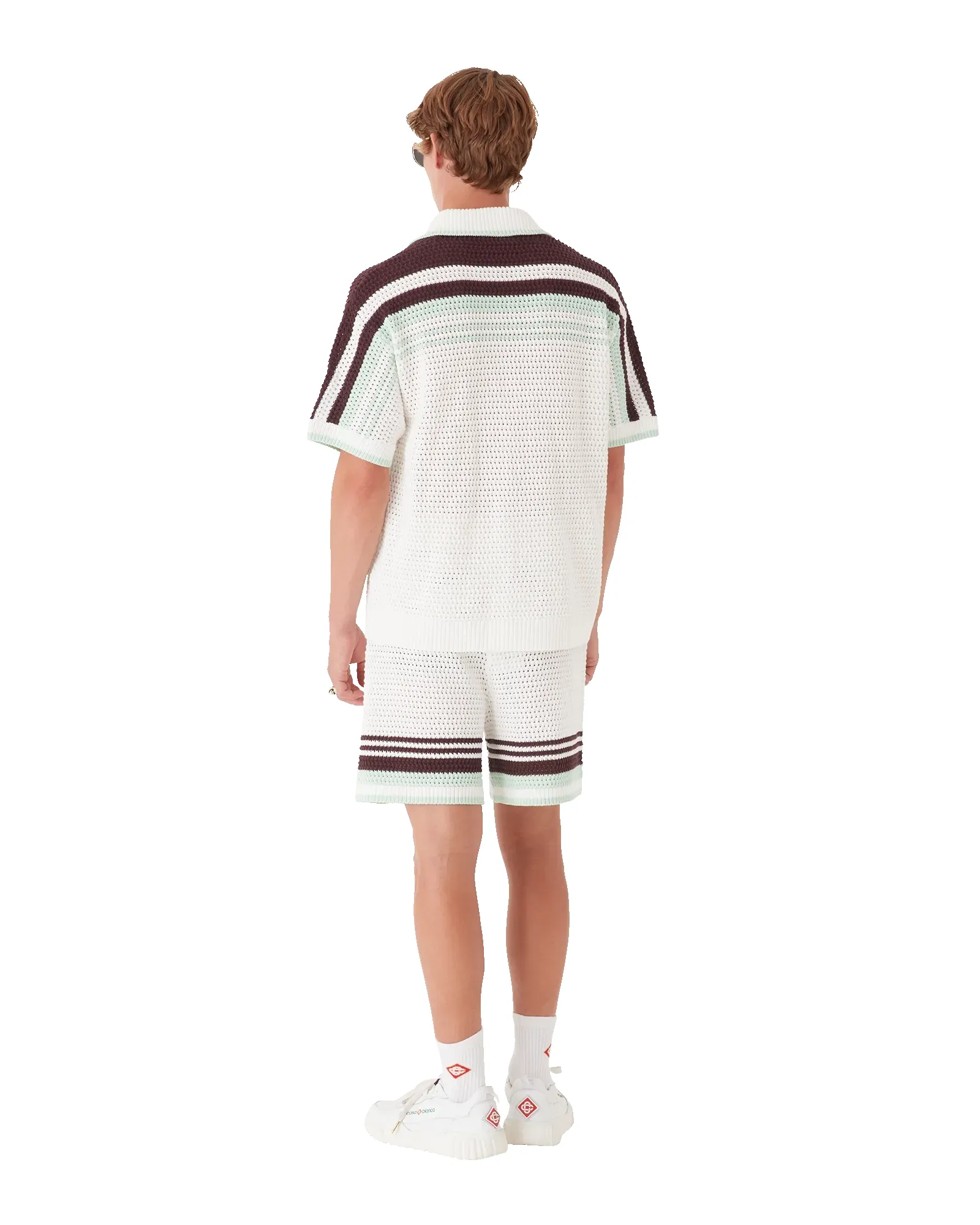 Tennis Cotton Crochet Short Sleeve Shirt sold by Casablanca product image thumbnail 3