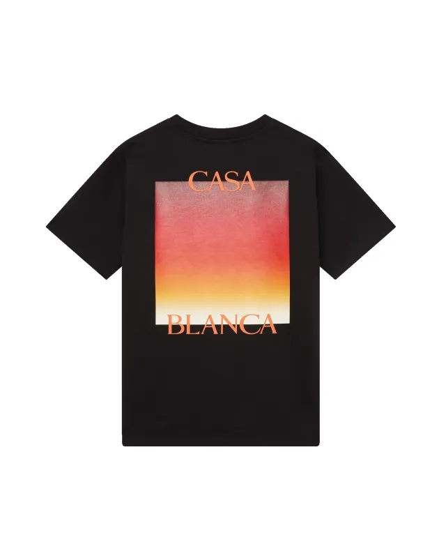 Gradient Square Short Sleeve T-Shirt sold by Casablanca