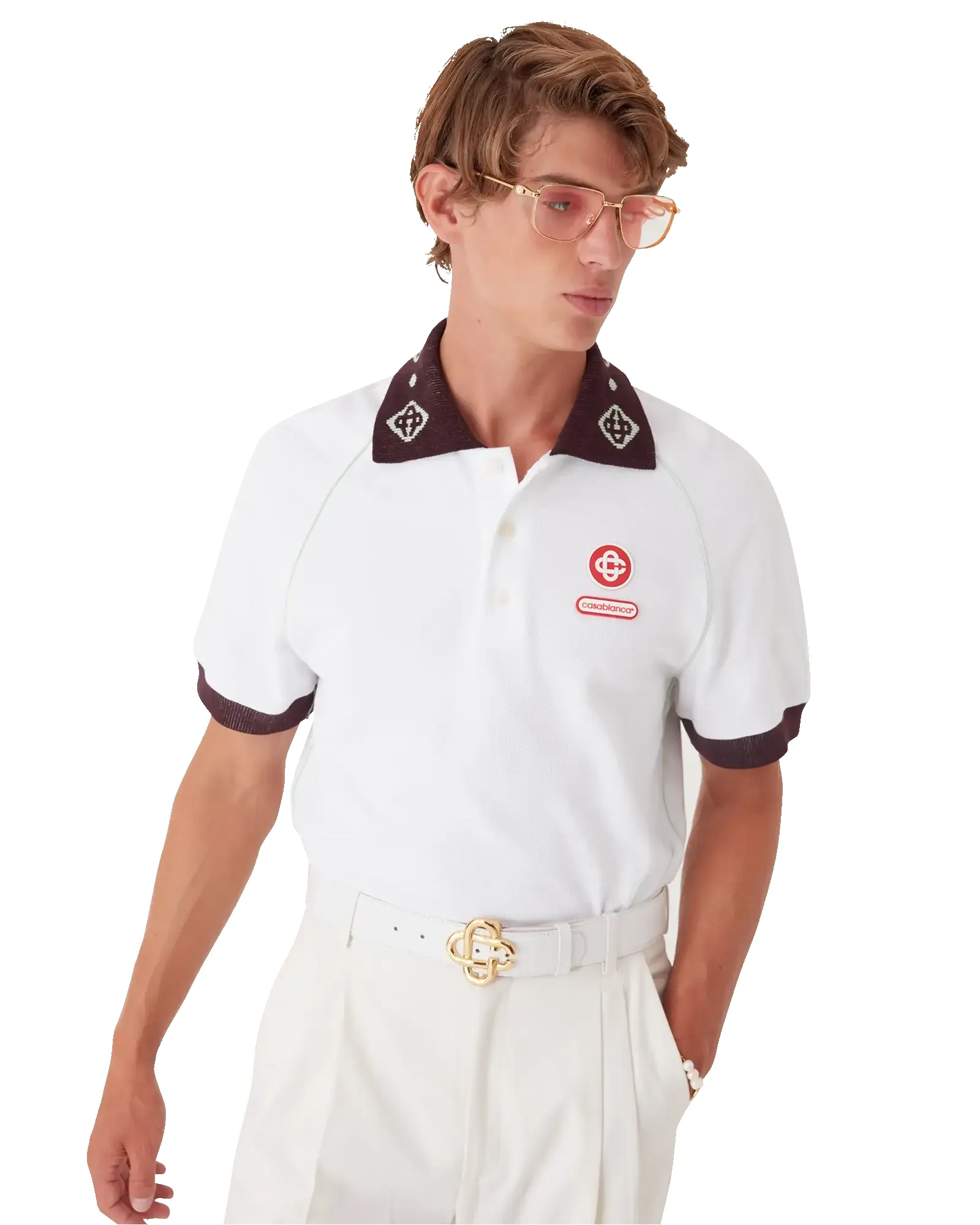 Pique Polo sold by Casablanca product image thumbnail 4
