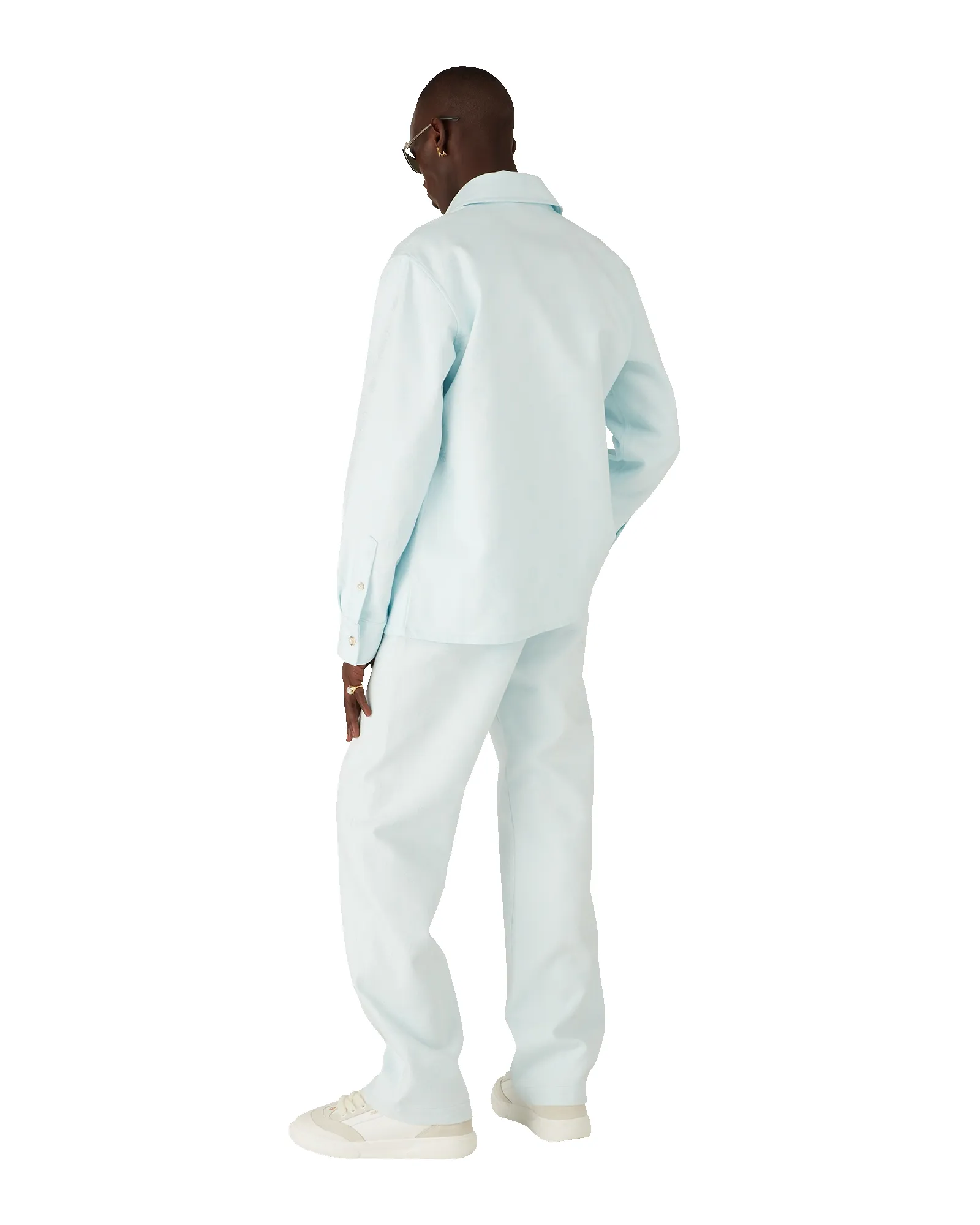 Cotton Monogram Workwear Trousers sold by Casablanca product image thumbnail 3