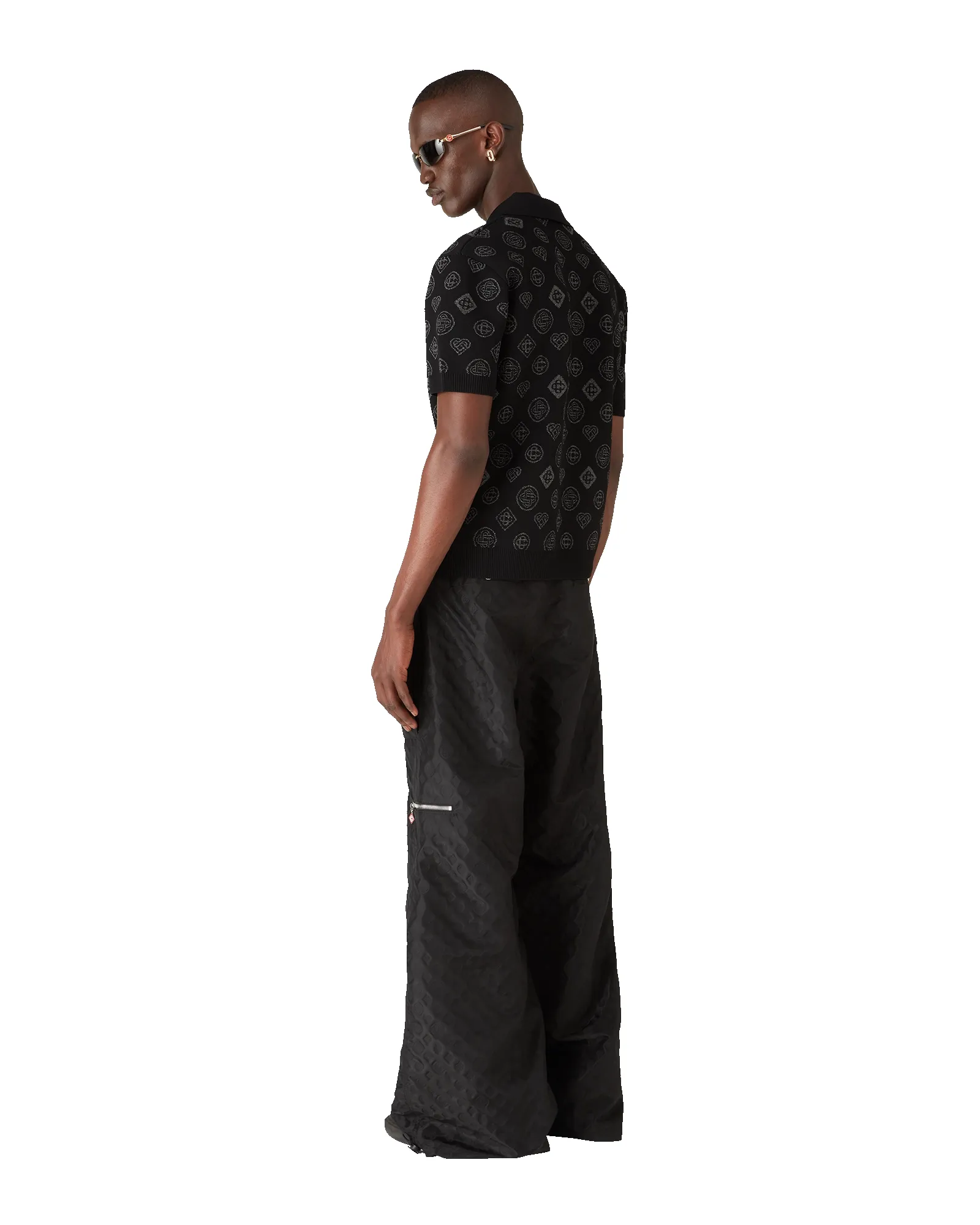 Nylon Jacquard Cargo Trousers sold by Casablanca product image thumbnail 3