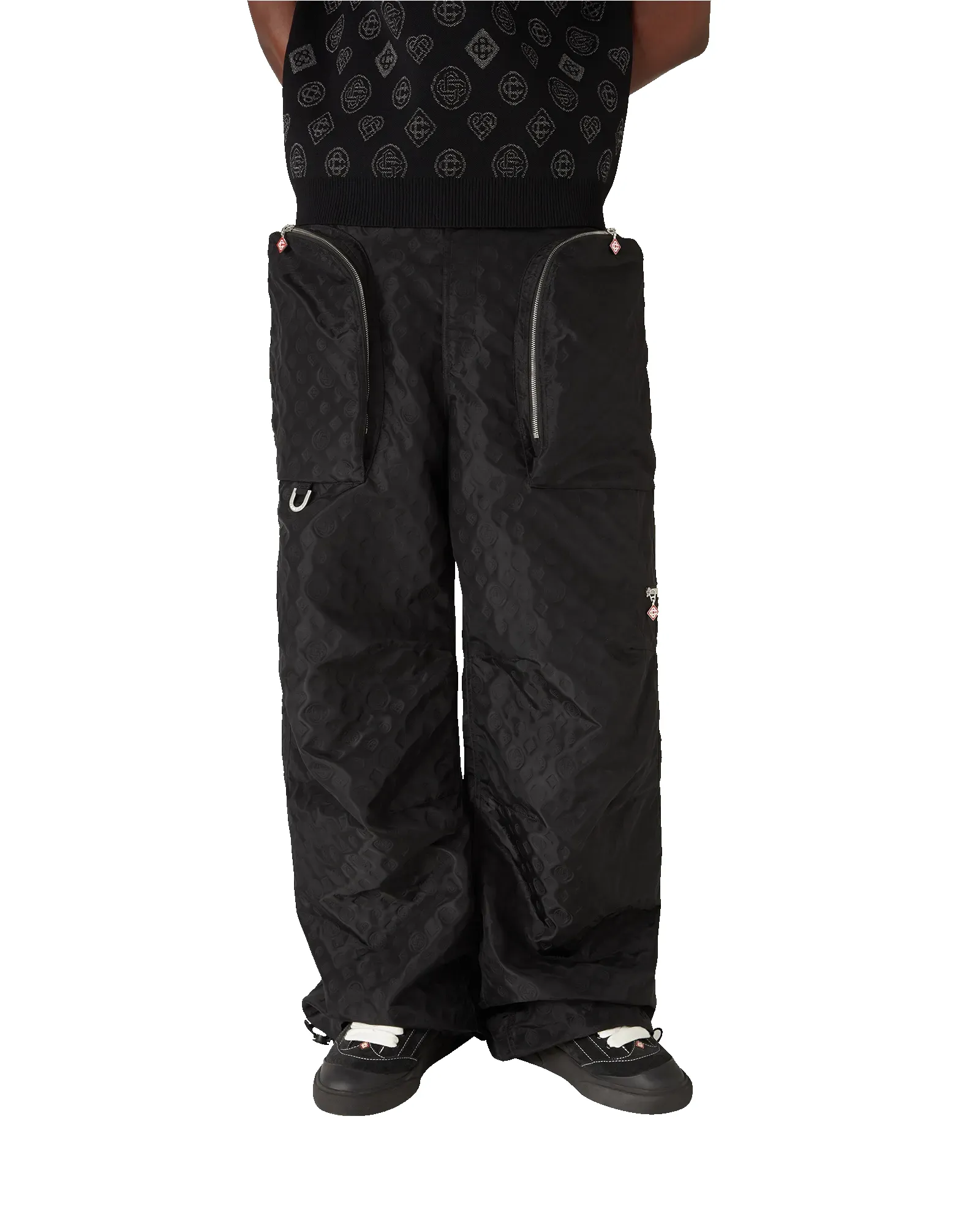 Nylon Jacquard Cargo Trousers sold by Casablanca product image thumbnail 4