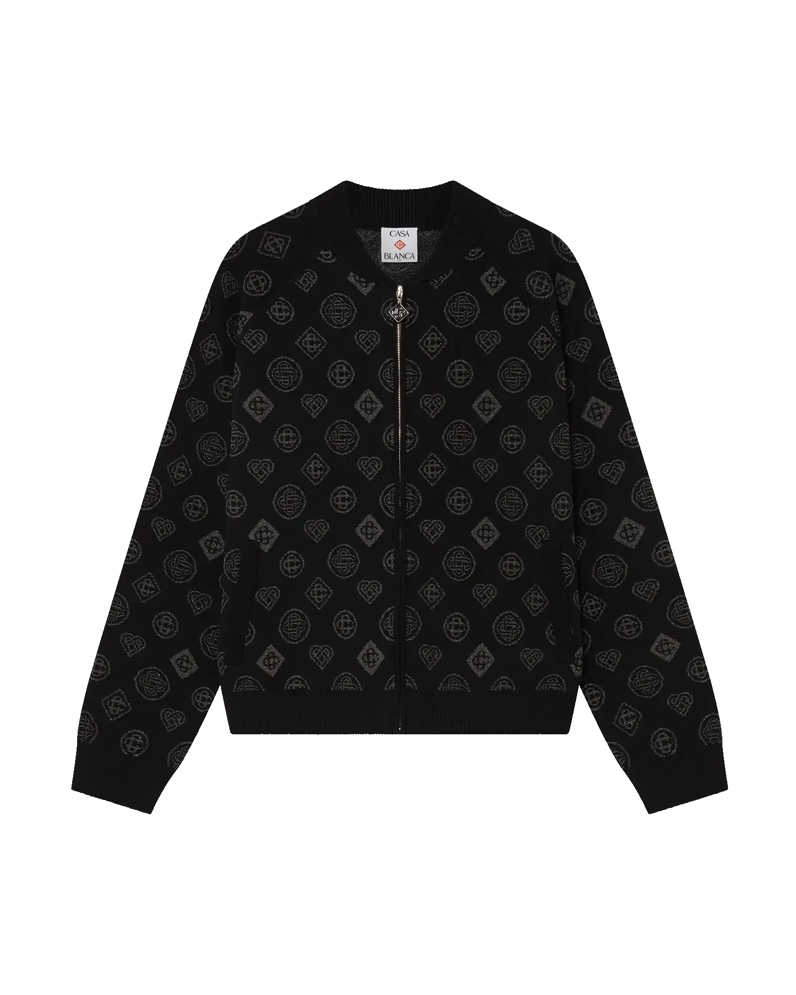 Monogram Jacquard Bomber Jacket sold by Casablanca