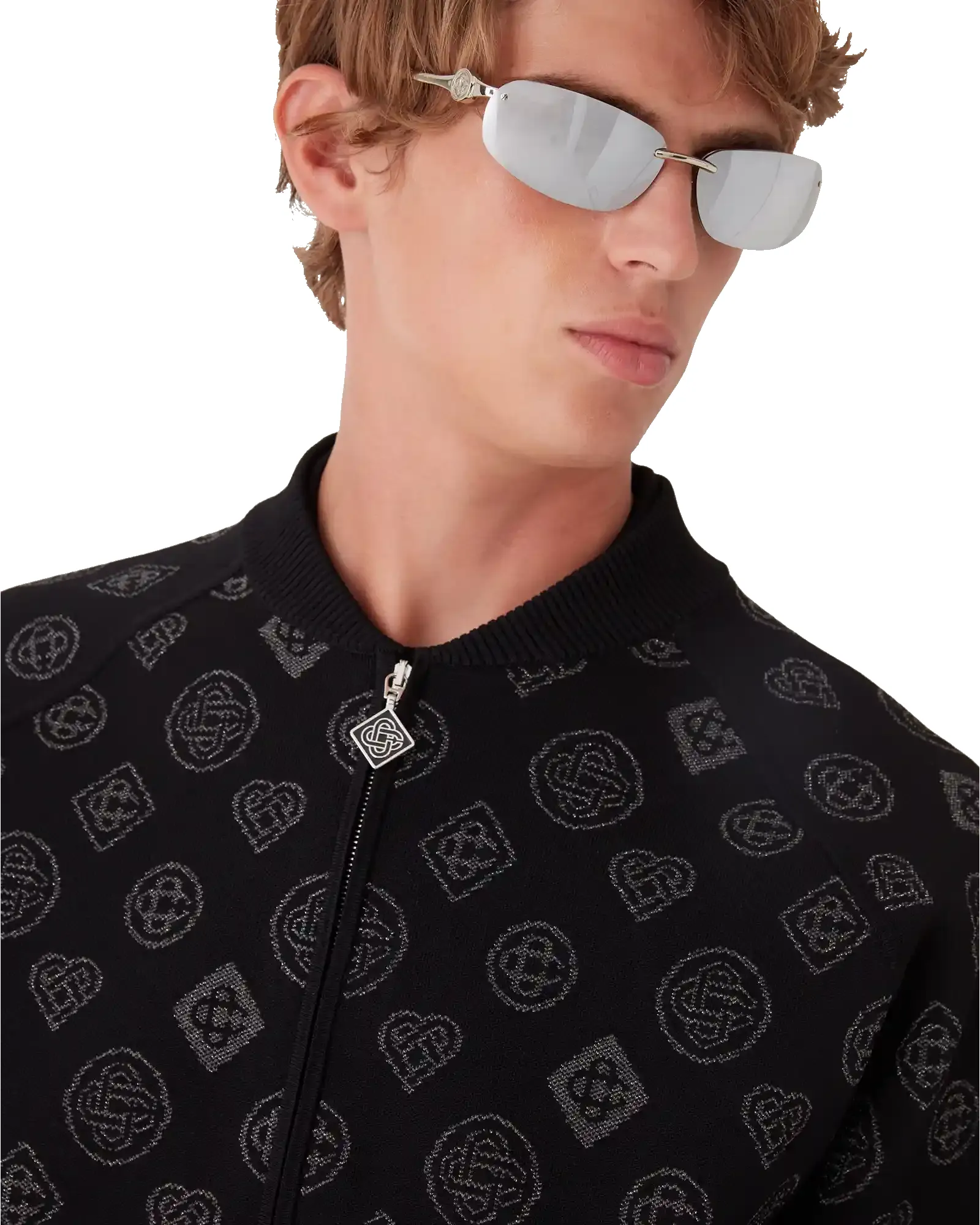 Monogram Jacquard Bomber Jacket sold by Casablanca product image thumbnail 5