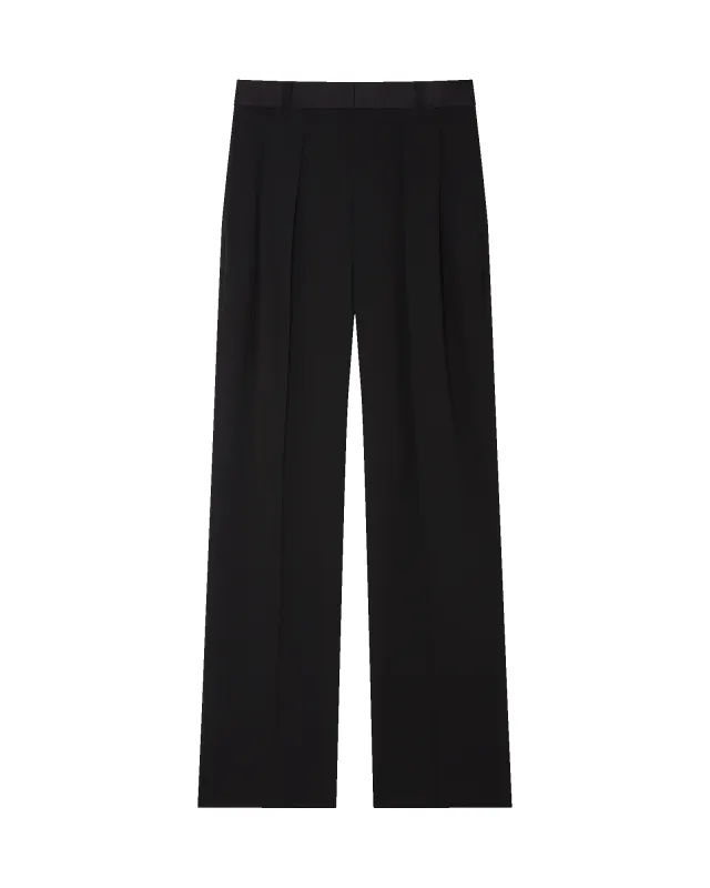 Wool Tailoring Pleated Trousers sold by Casablanca