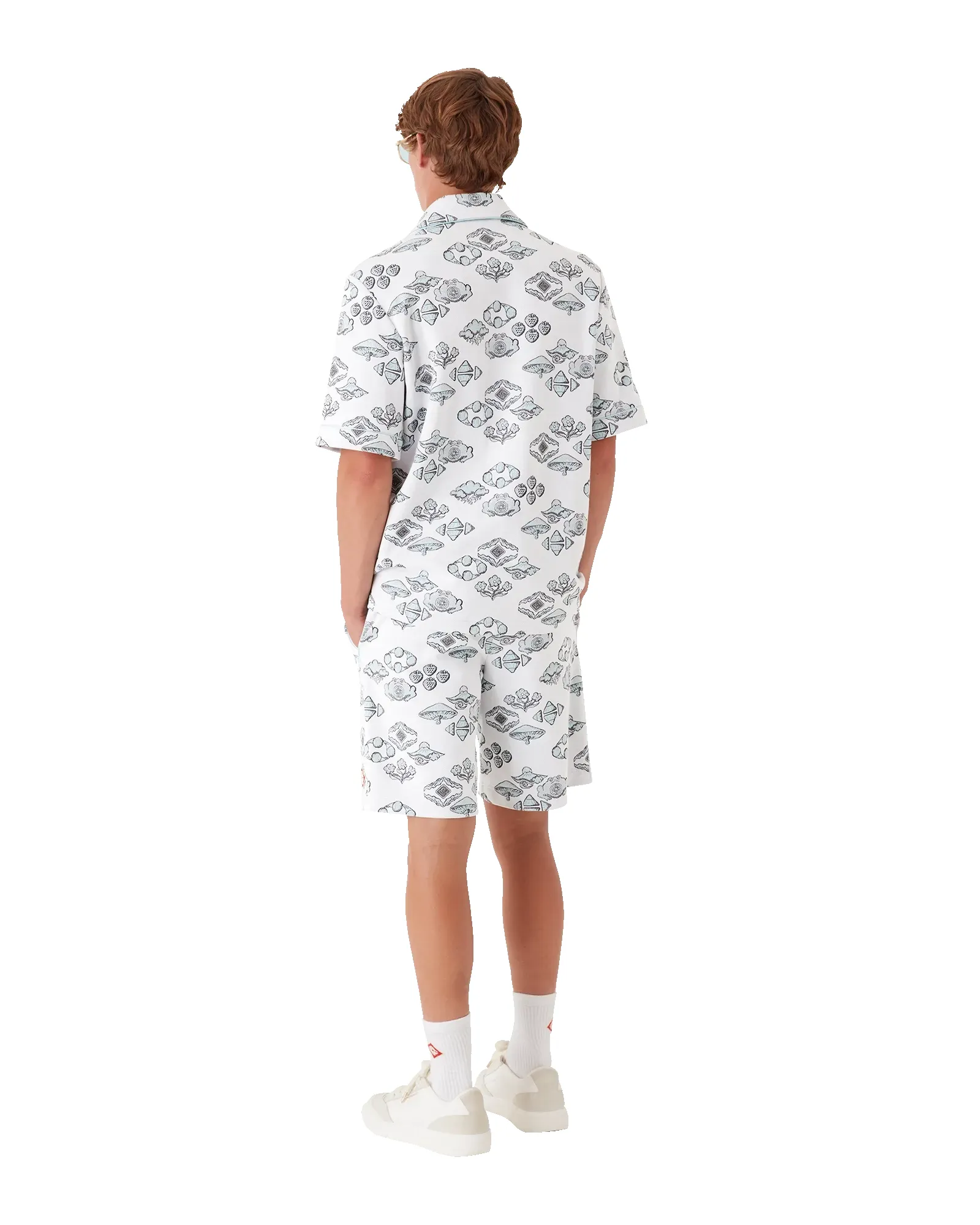 Jacquard Motif Short Sleeve Shirt sold by Casablanca product image thumbnail 3