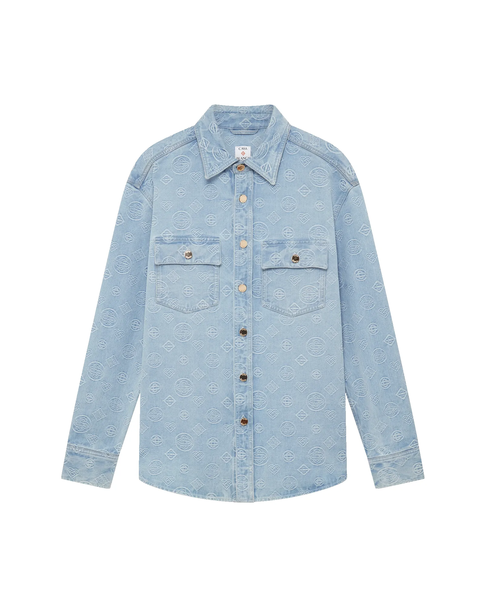 Denim Monogram Shirt sold by Casablanca