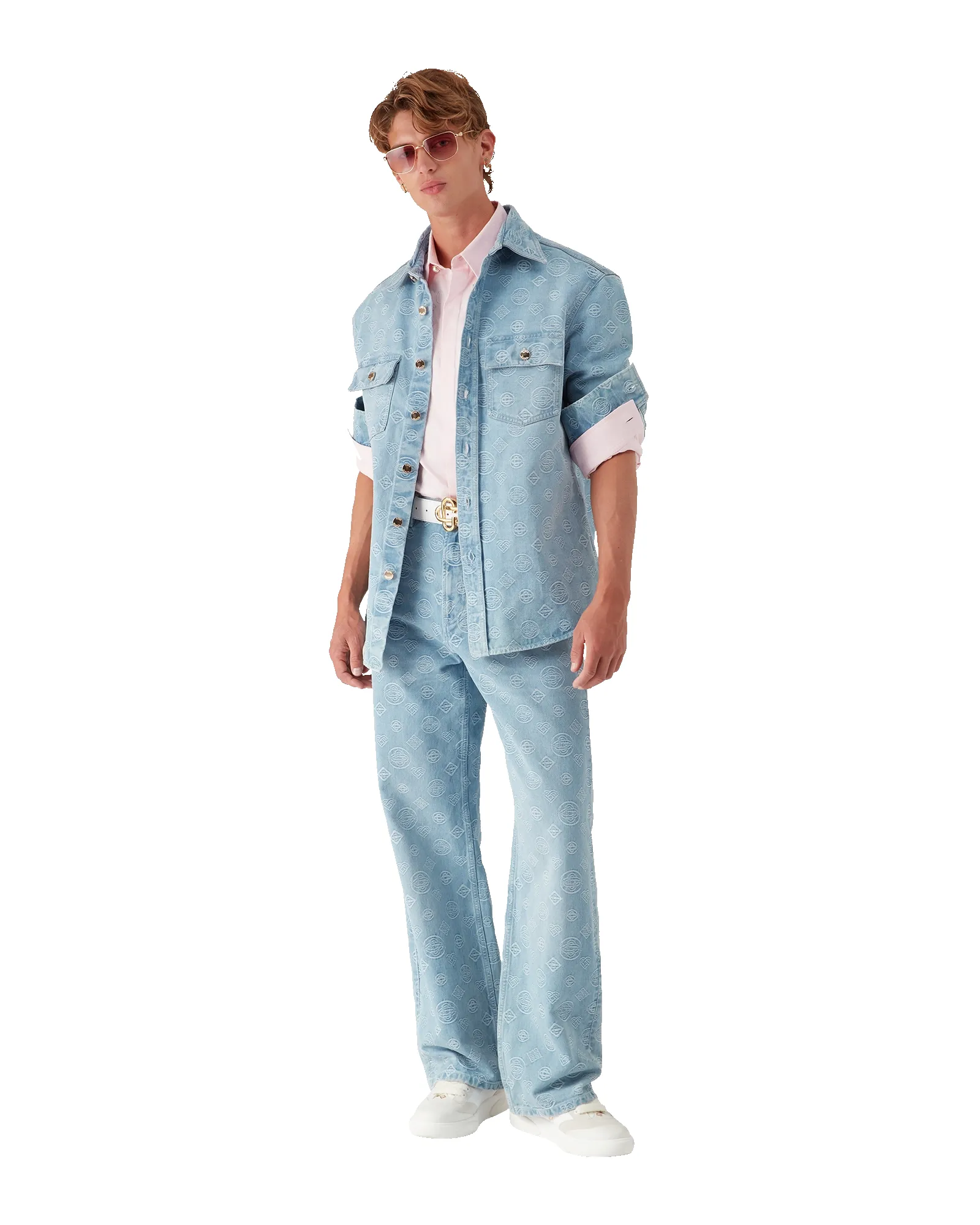 Denim Monogram Shirt sold by Casablanca product image thumbnail 2