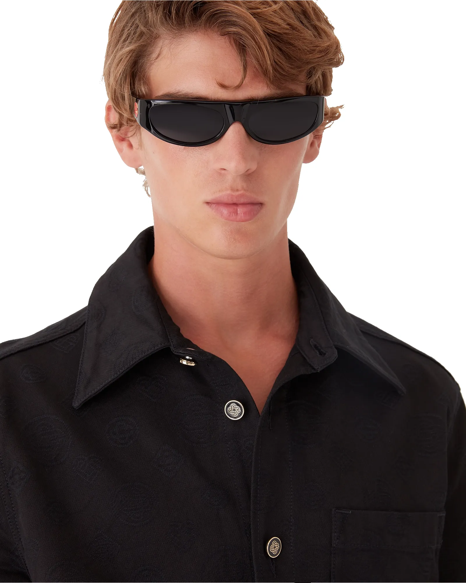 Denim Monogram Overshirt sold by Casablanca product image thumbnail 5