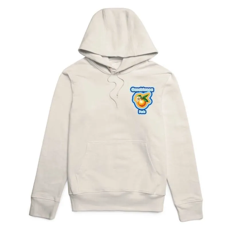 Radiating Orange Hooded Sweatshirt sold by Casablanca