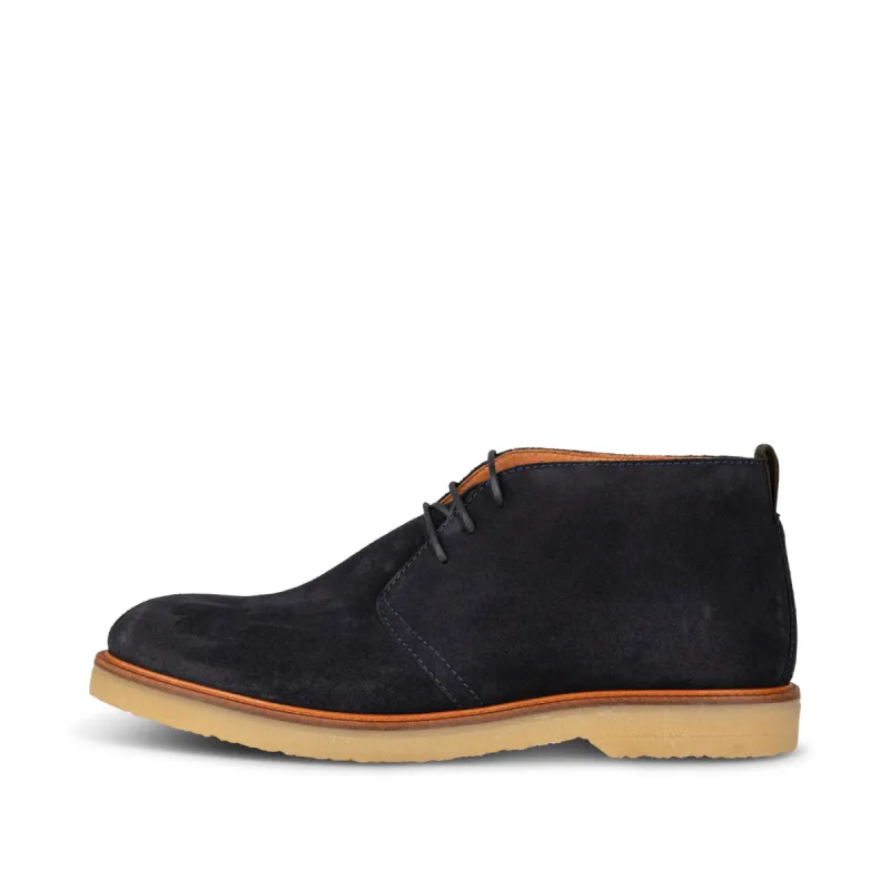 Kip desert boot suede - Dark Navy sold by Shoe The Bear