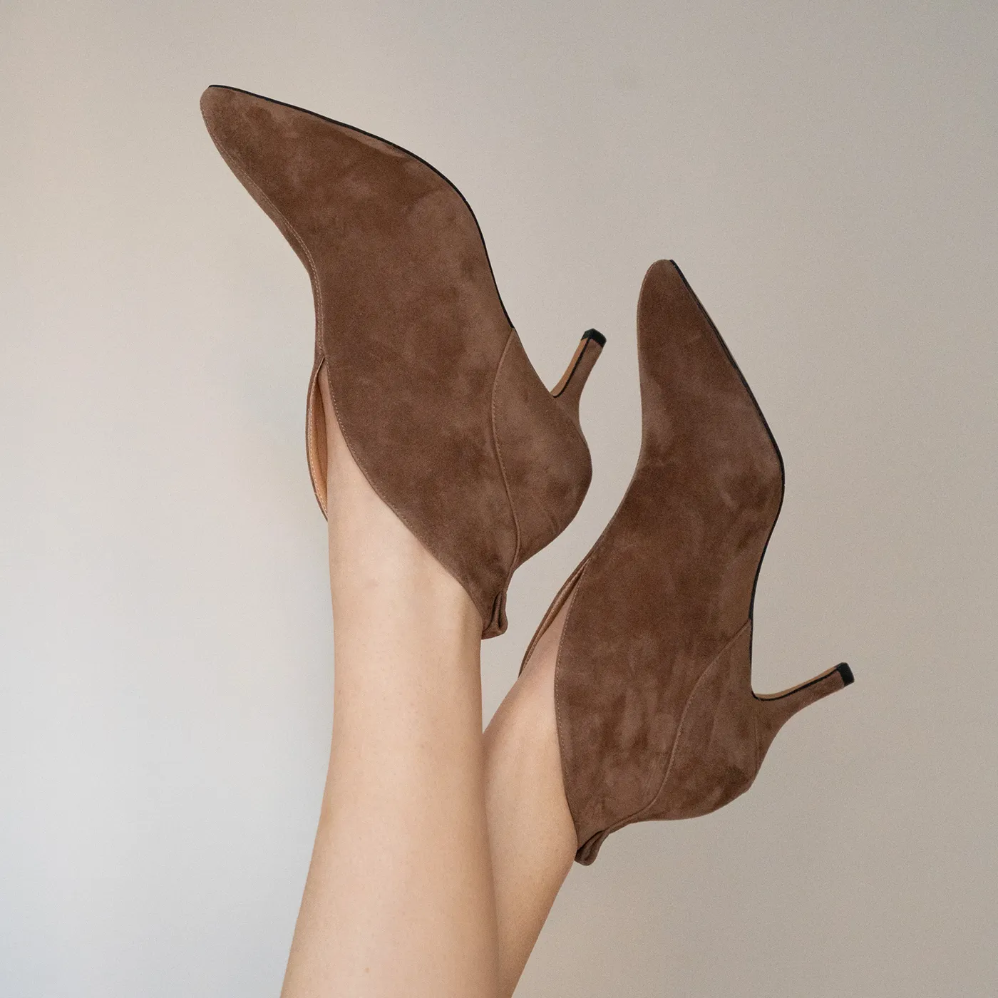 Valentine heel suede - TAN sold by Shoe The Bear product image thumbnail 2