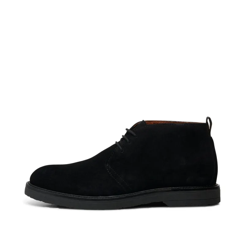 Kip desert boot suede - BLACK sold by Shoe The Bear