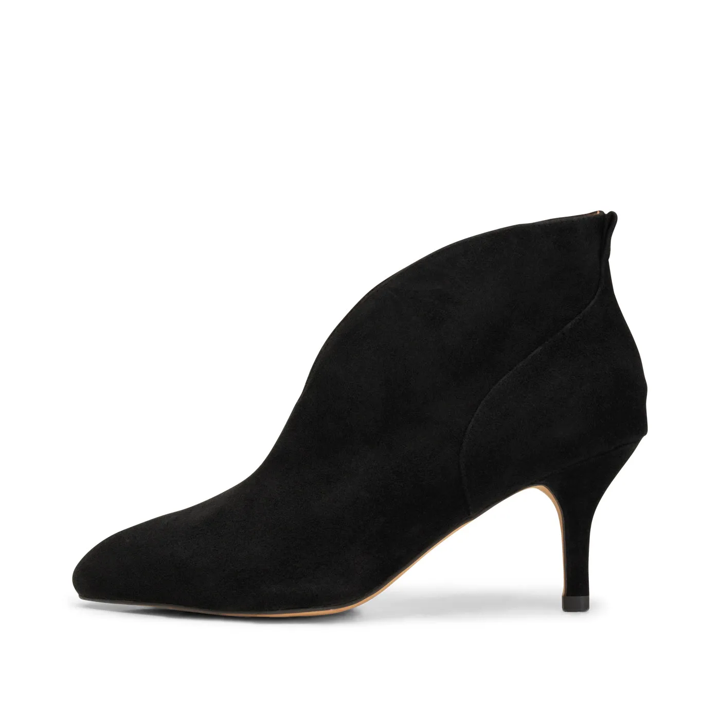 Valentine heel suede - BLACK sold by Shoe The Bear