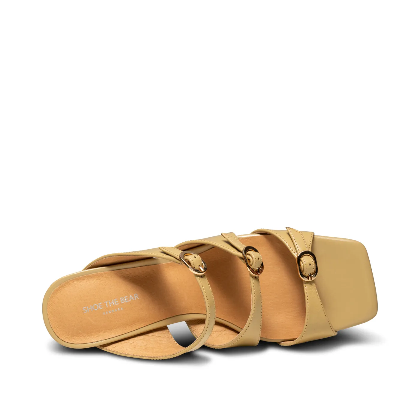 Hanna buckle mule leather - BEIGE sold by Shoe The Bear product image thumbnail 5