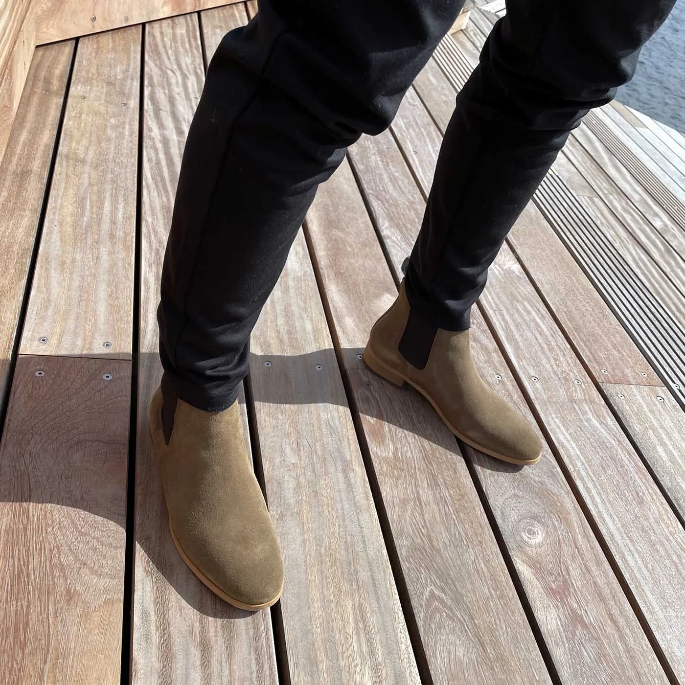 Dev chelsea boot suede - TOBACCO sold by Shoe The Bear product image thumbnail 5