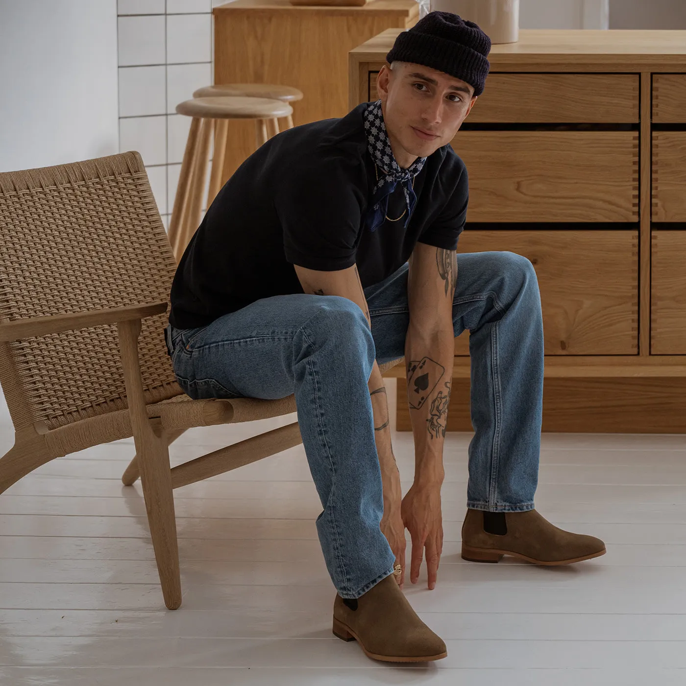 Dev chelsea boot suede - TOBACCO sold by Shoe The Bear product image thumbnail 3