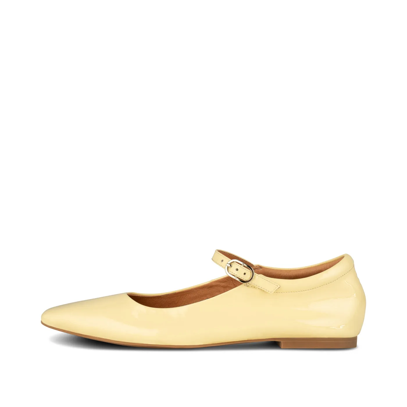 Maya patent ballerina - ANISE YELLOW sold by Shoe The Bear