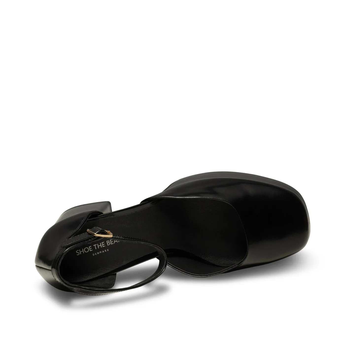 Priscilla Plateau Heel Leather - BLACK HIGH SHINE sold by Shoe The Bear product image thumbnail 5