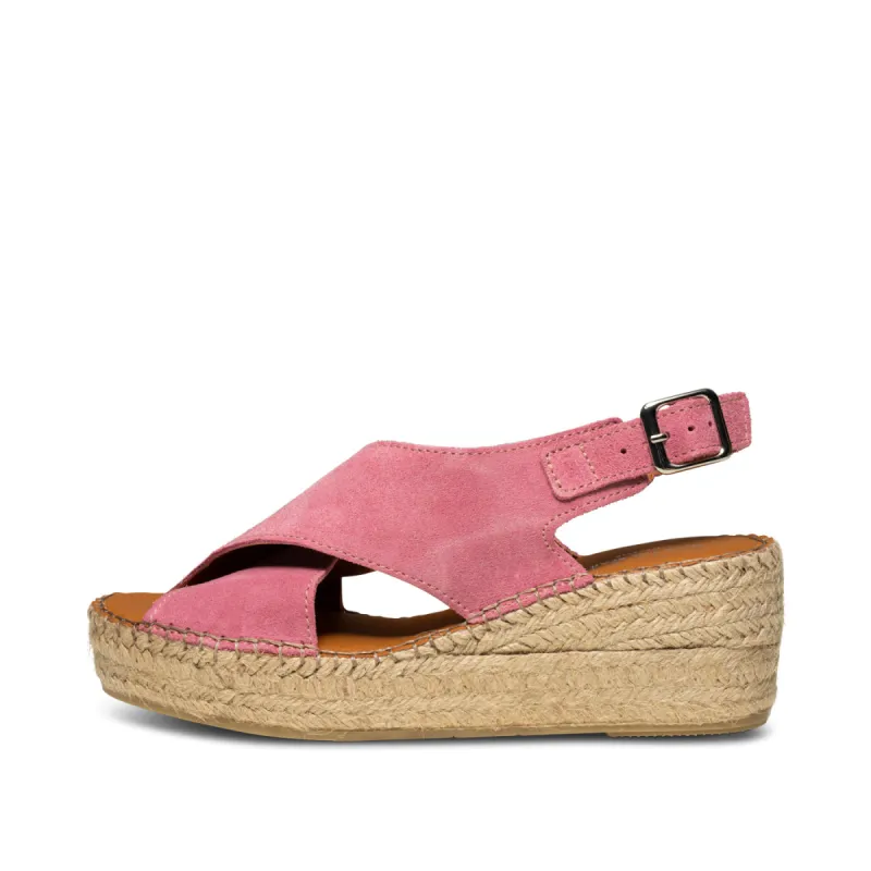 Orchid wedge suede - Soft Pink sold by Shoe The Bear