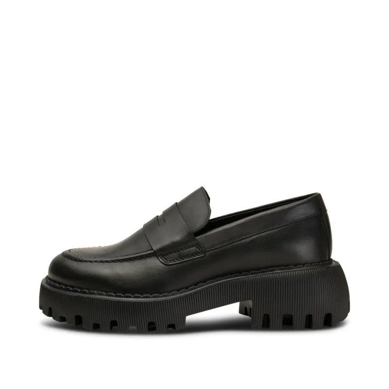 Posey Loafer Leather - BLACK sold by Shoe The Bear