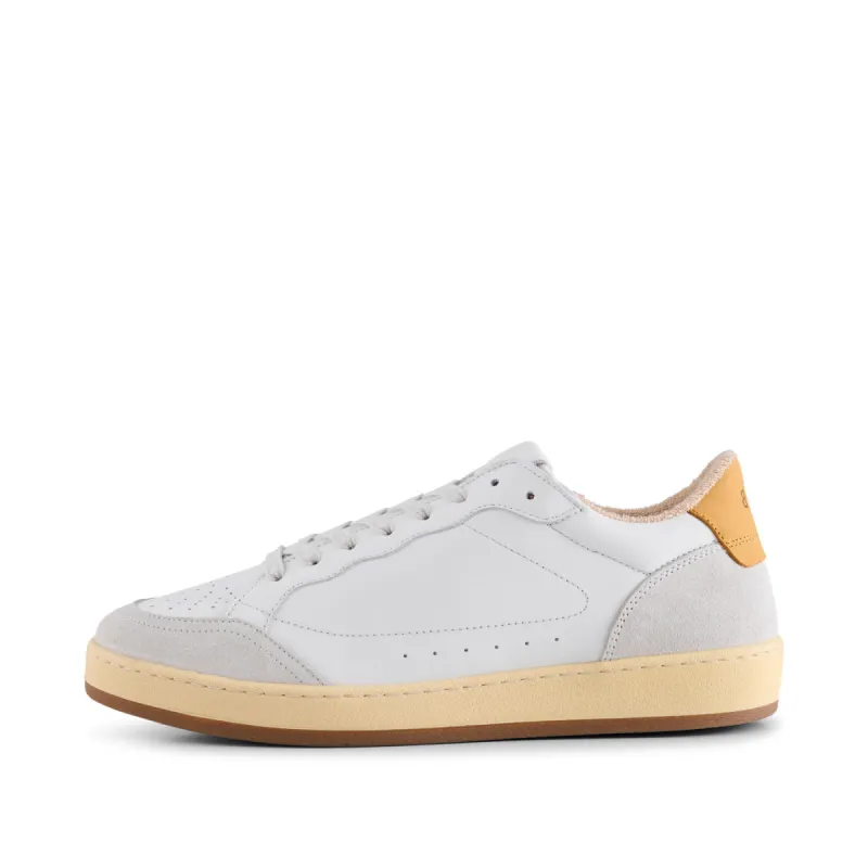 Babtiste sneaker leather - WHITE / ORANGE sold by Shoe The Bear