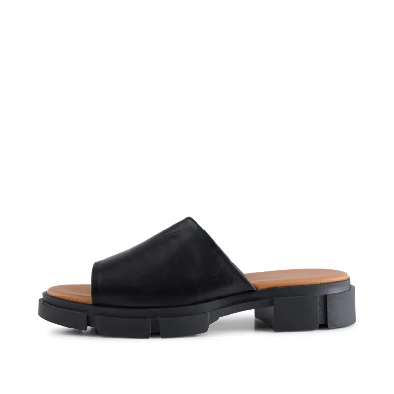 Alva mule leather - Black sold by Shoe The Bear