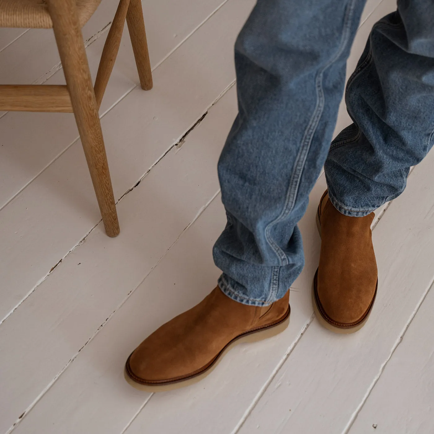 Kip chelsea boot suede - TAN sold by Shoe The Bear product image thumbnail 2