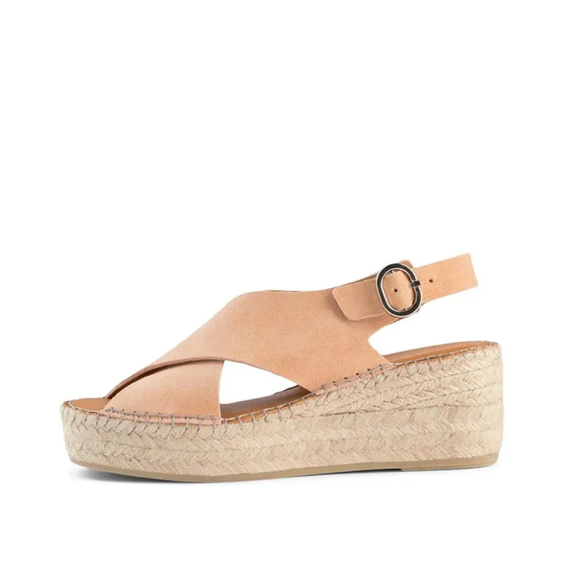 Orchid wedge suede - APRICOT sold by Shoe The Bear