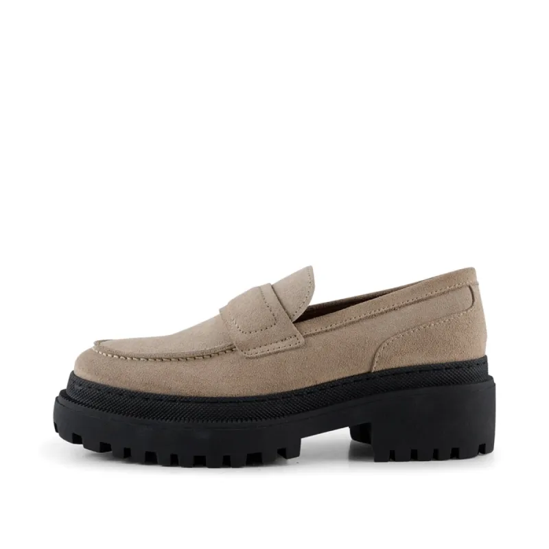 Iona loafer suede - TAUPE made by Shoe The Bear