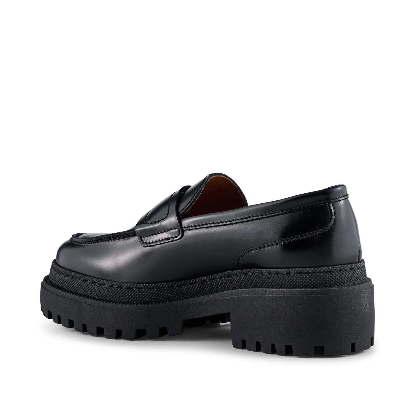 Iona loafer leather - BLACK POLIDO HIGH SHINE sold by Shoe The Bear product image thumbnail 5
