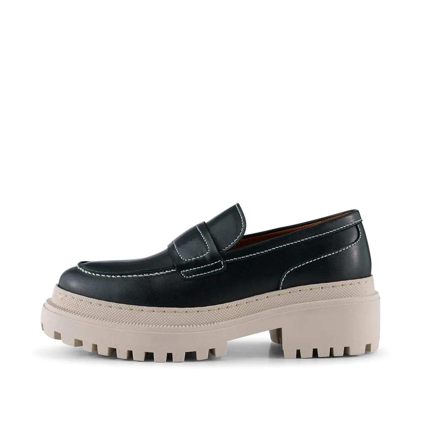 Iona loafer leather - BLACK SMOOTH sold by Shoe The Bear