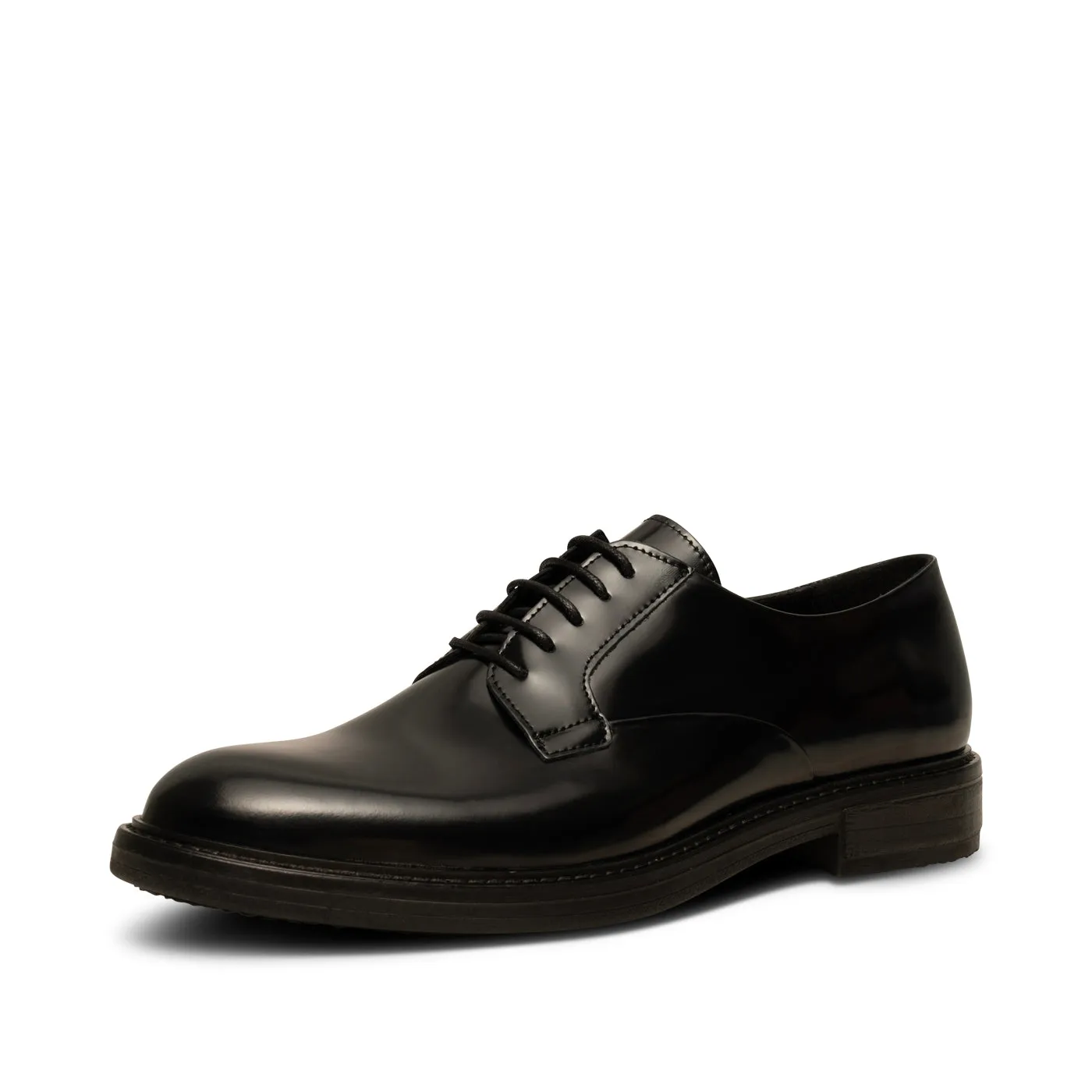 Stanley derby polido leather - BLACK sold by Shoe The Bear product image thumbnail 2