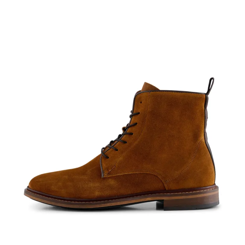 Ned Boot Waxed Suede - TAN sold by Shoe The Bear