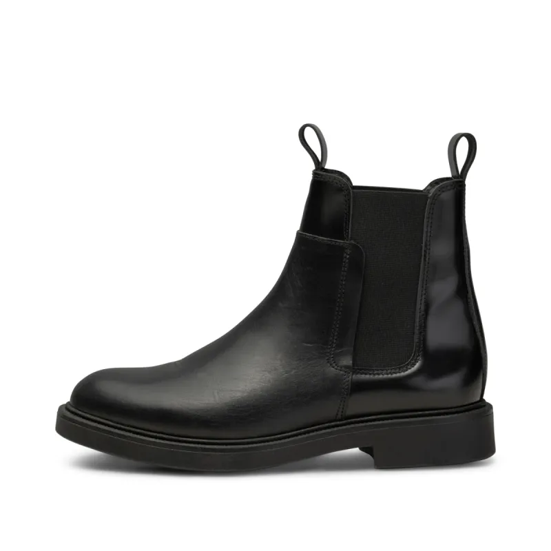 Thyra chelsea boot leather - BLACK made by Shoe The Bear