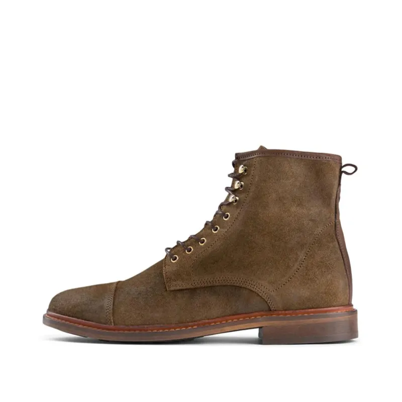 Curtis boot waxed - KHAKI sold by Shoe The Bear