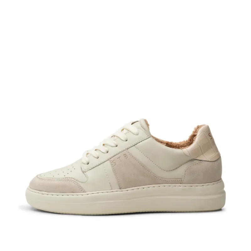 Valda sneaker leather warm - OFF WHITE sold by Shoe The Bear