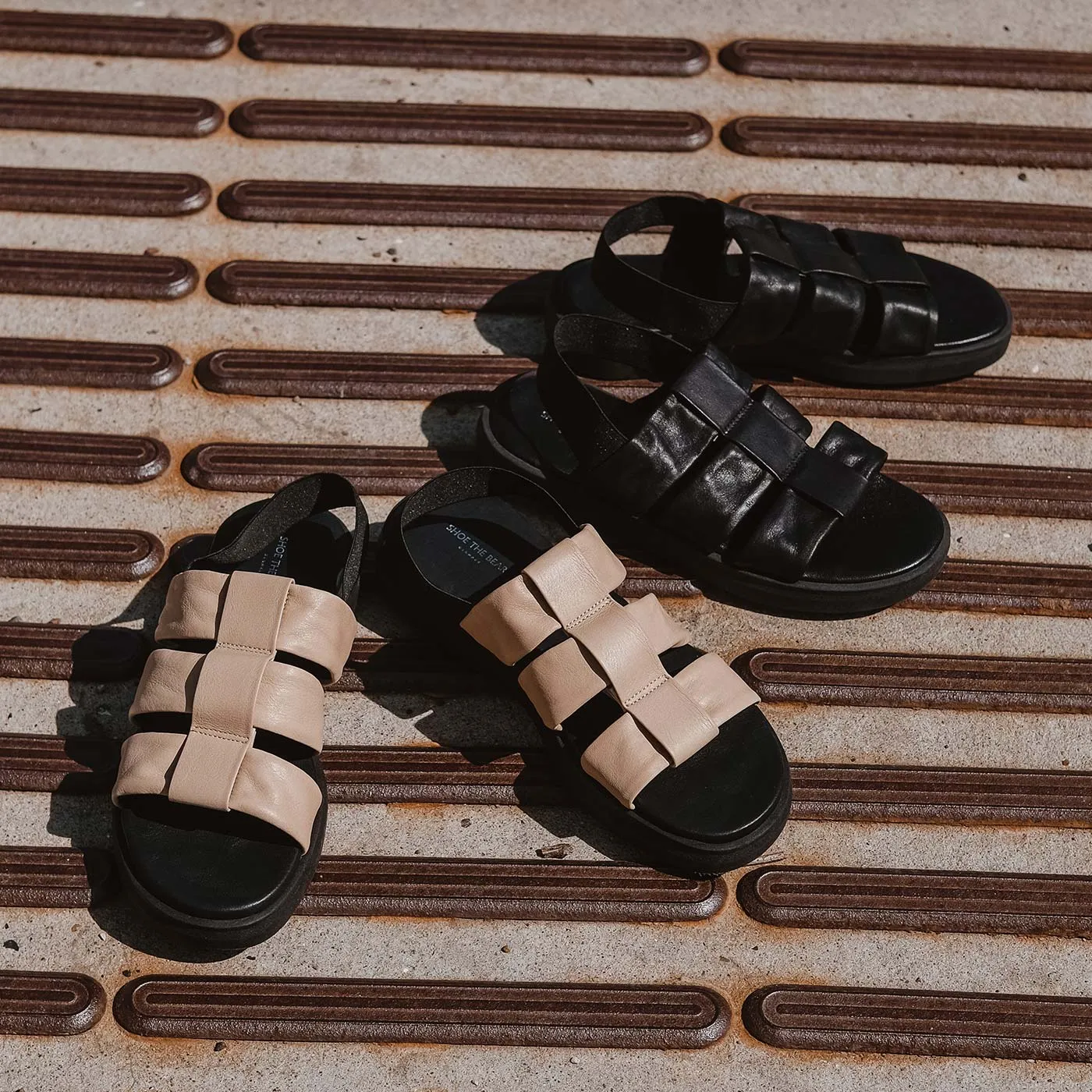 Brenna sandal leather - BLACK sold by Shoe The Bear product image thumbnail 2