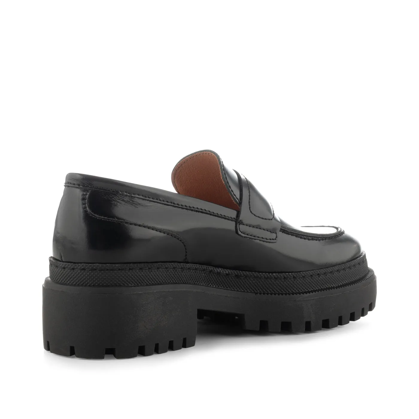 Iona loafer leather - BLACK HIGH SHINE sold by Shoe The Bear product image thumbnail 3