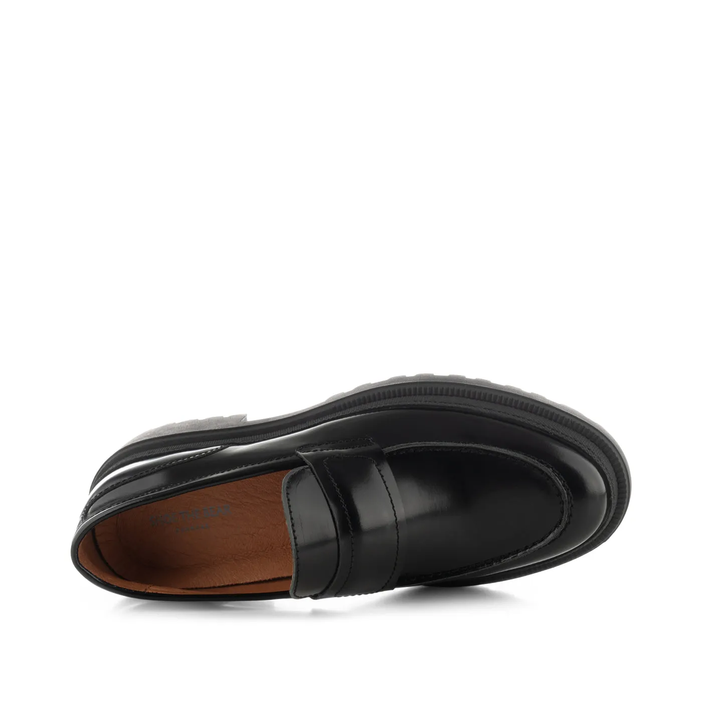 Iona loafer leather - BLACK HIGH SHINE sold by Shoe The Bear product image thumbnail 5