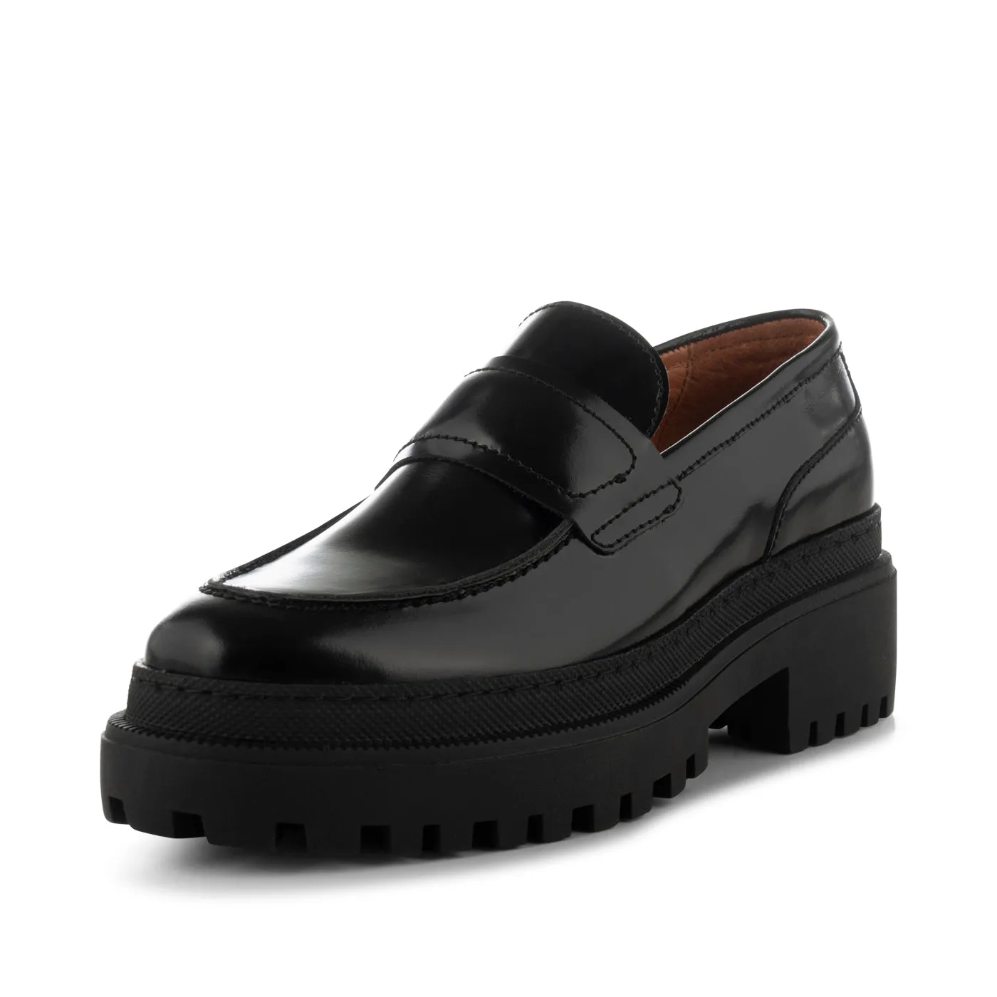 Iona loafer leather - BLACK HIGH SHINE sold by Shoe The Bear product image thumbnail 2