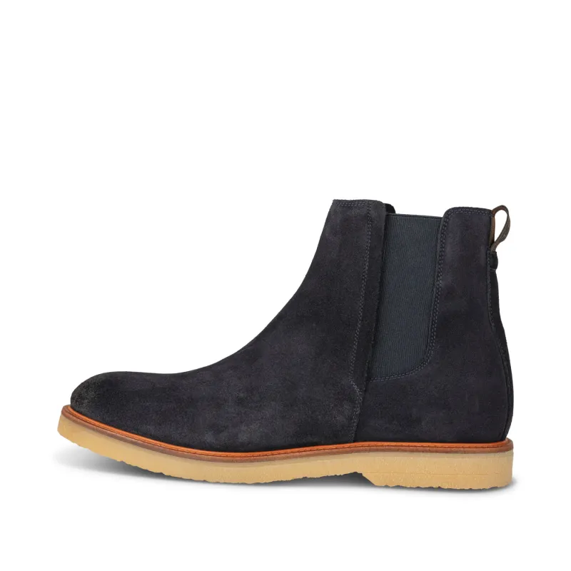 Kip chelsea boot suede - Dark Navy sold by Shoe The Bear