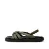 Krista slingback sandal leather - ALGAE sold by Shoe The Bear