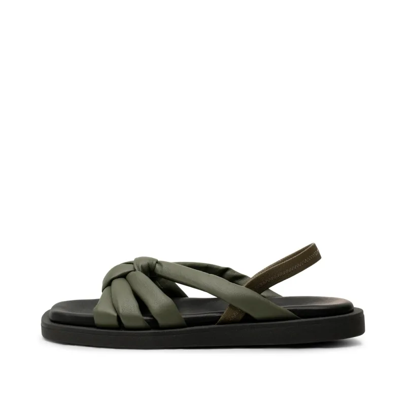 Krista slingback sandal leather - ALGAE sold by Shoe The Bear