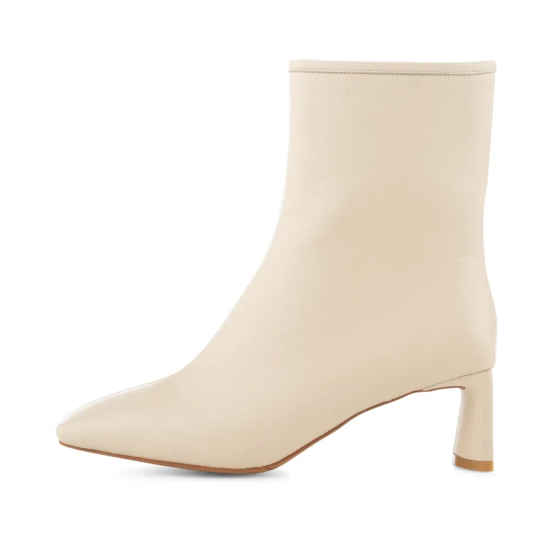 Arlo bootie leather - OFF WHITE sold by Shoe The Bear
