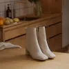 Arlo bootie leather - OFF WHITE sold by Shoe The Bear