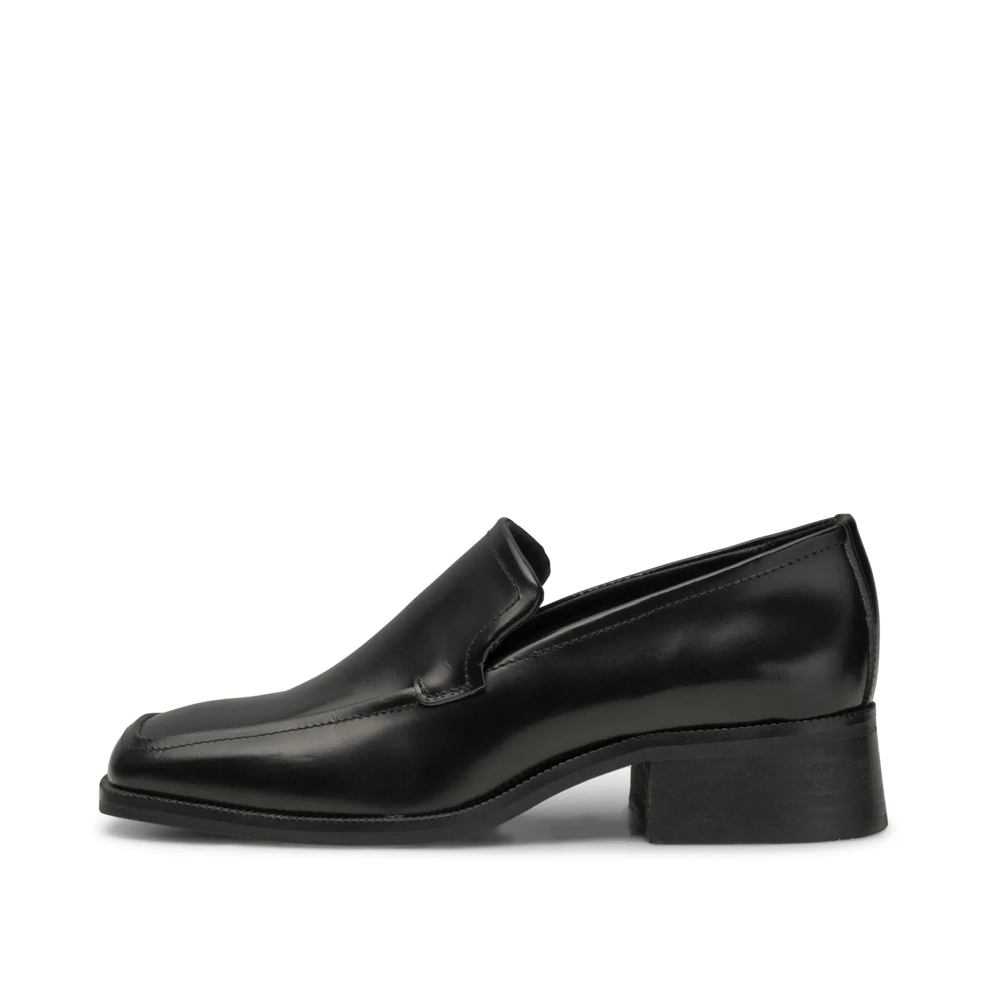 Ulla loafer leather - BLACK HIGH SHINE sold by Shoe The Bear